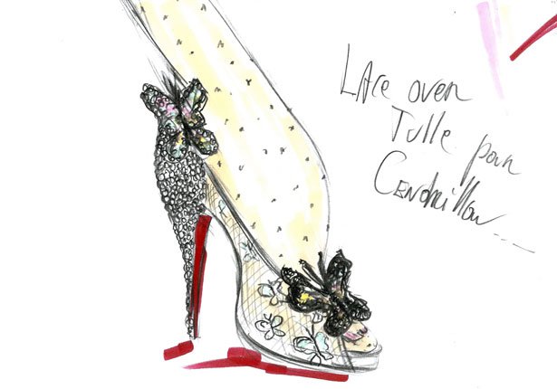 Louboutin Cinderella shoes